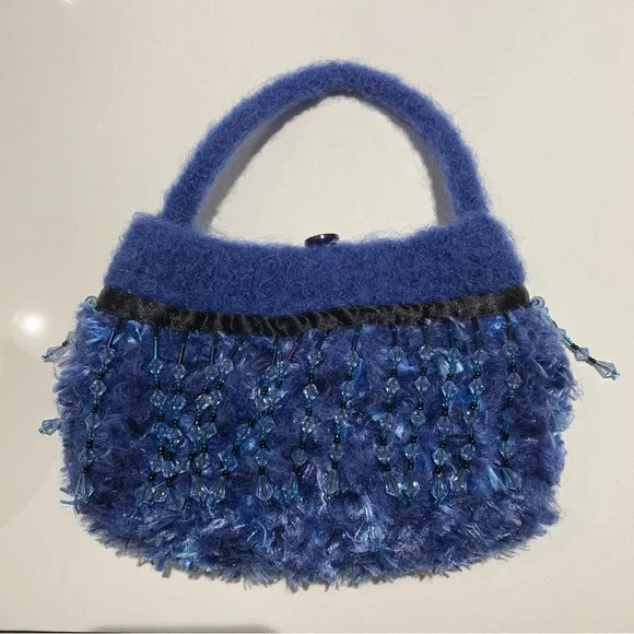 Handmade Mini Felted Wool Handbag - Picture 5 of 10